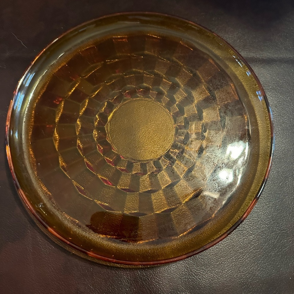 Indiana glass lunch plate